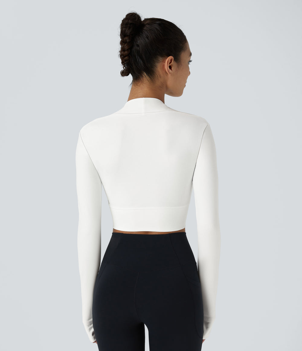 Esme Long-Sleeve Top — White