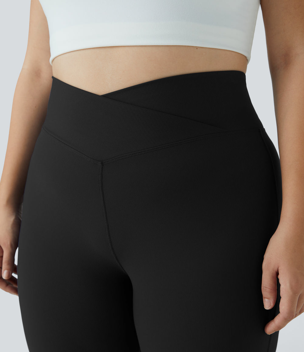 Daphne Flare Legging — Black