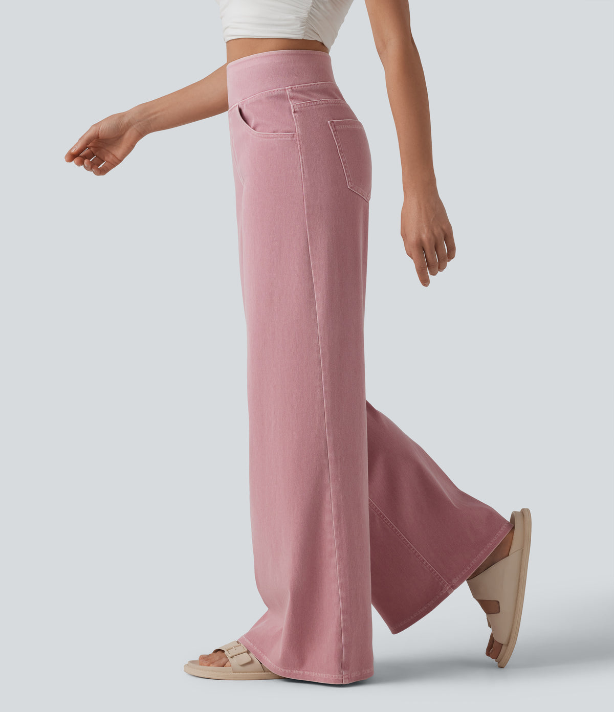 Margot Jeans — Rose Beige