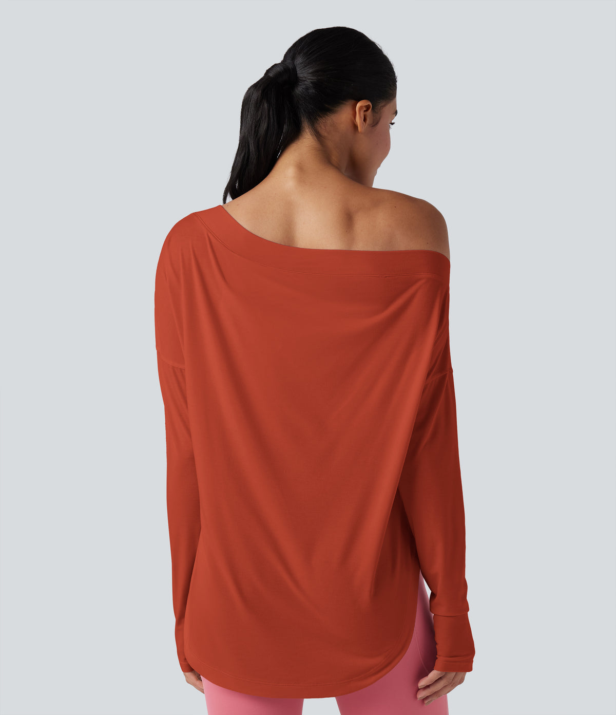 Isadora Long-Sleeve Top — Rooibos Tea