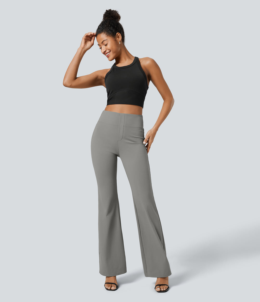 Delia Pants — Putty Gray
