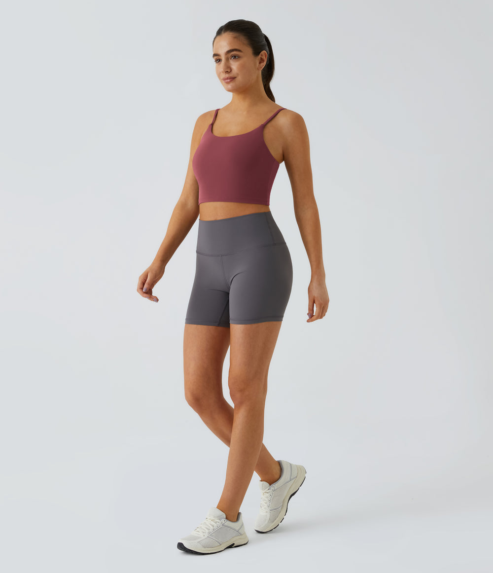 Luma Crop Top — Black