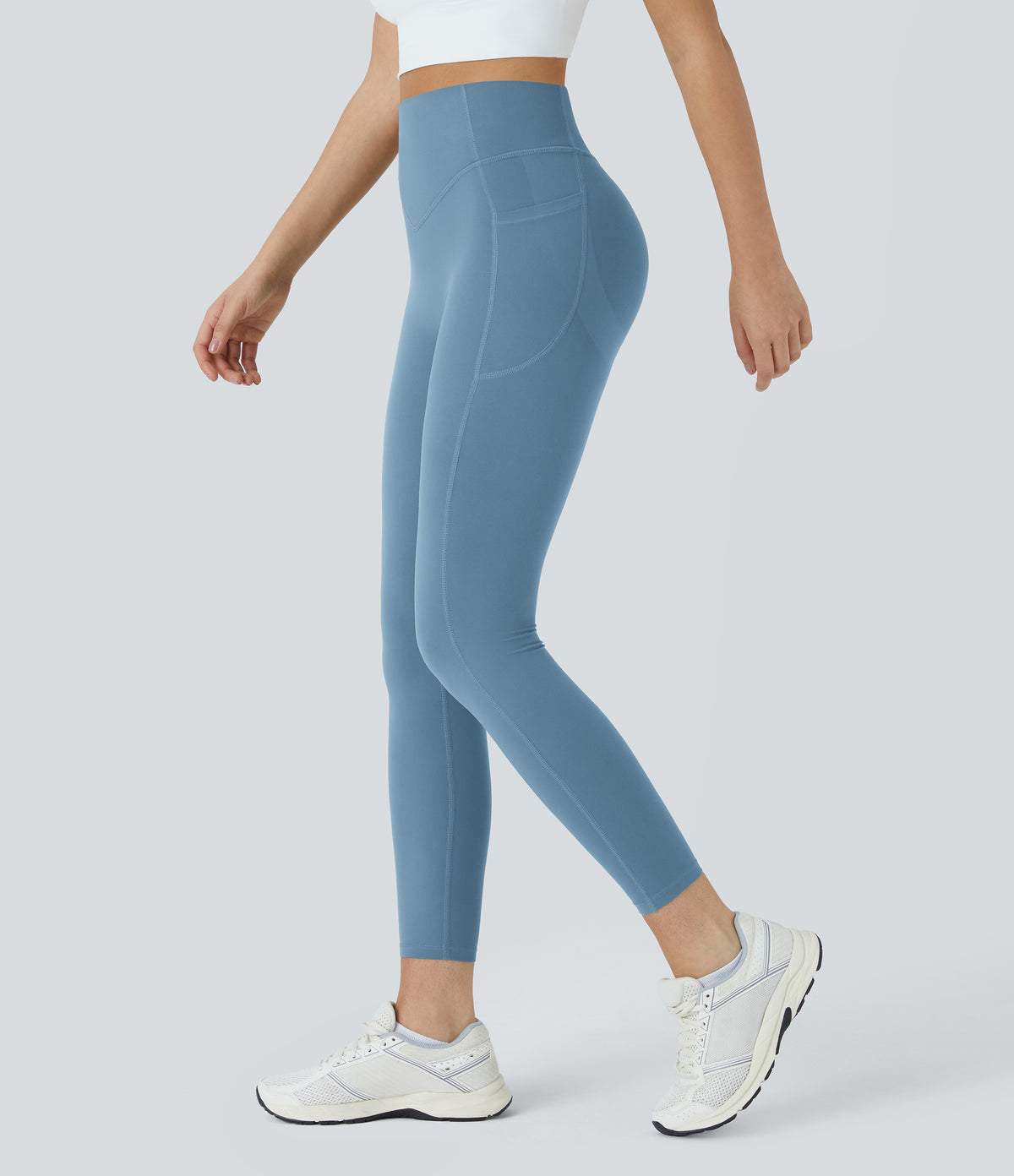 Amara Legging — Whale Blue