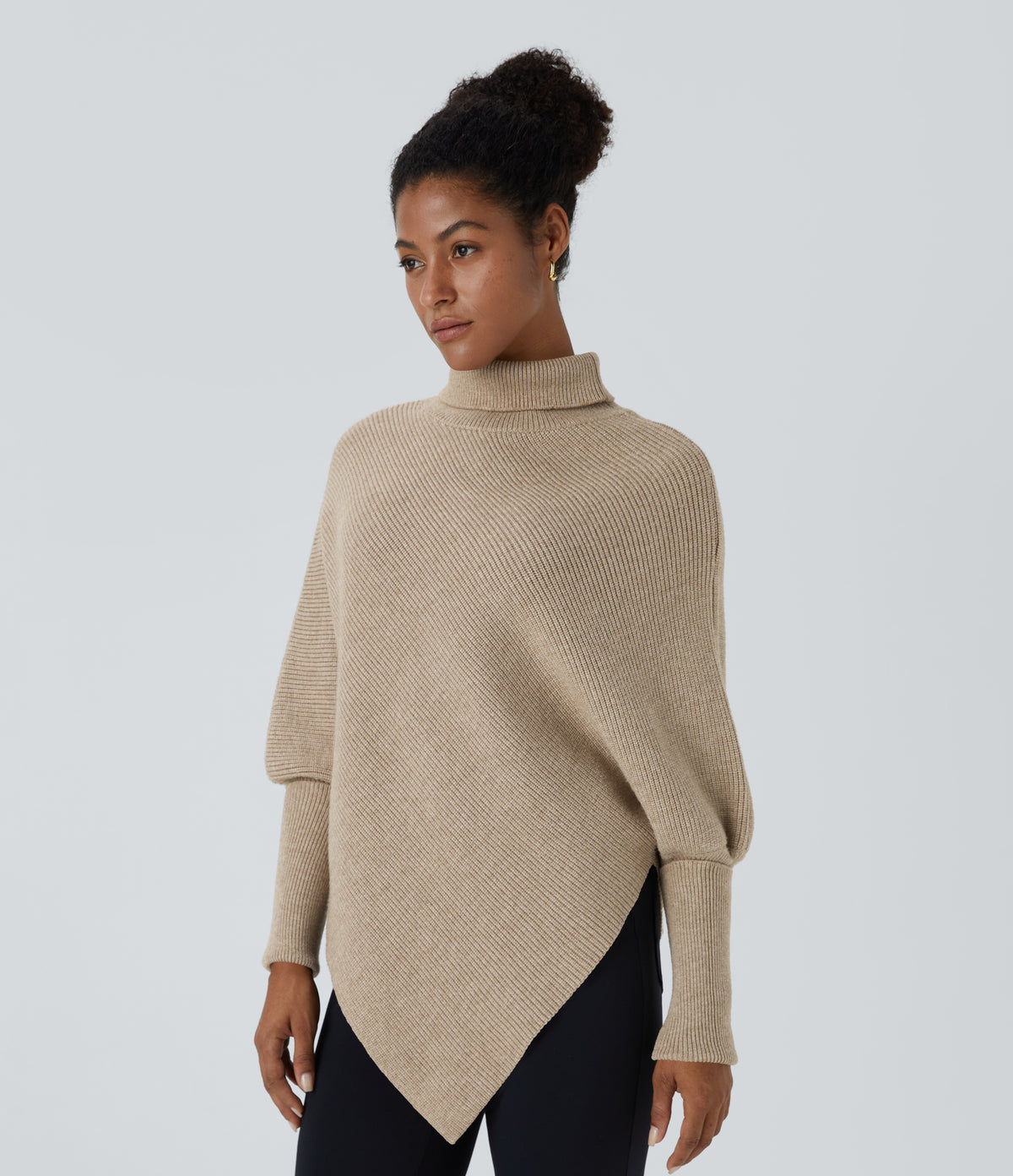 Gemma Sweater — Apricot Flower Gray