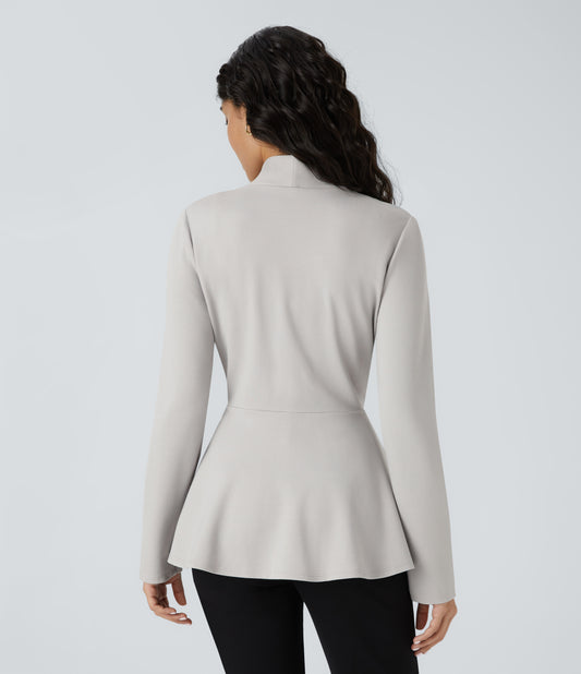 Junia Blazer — Earthy Gray