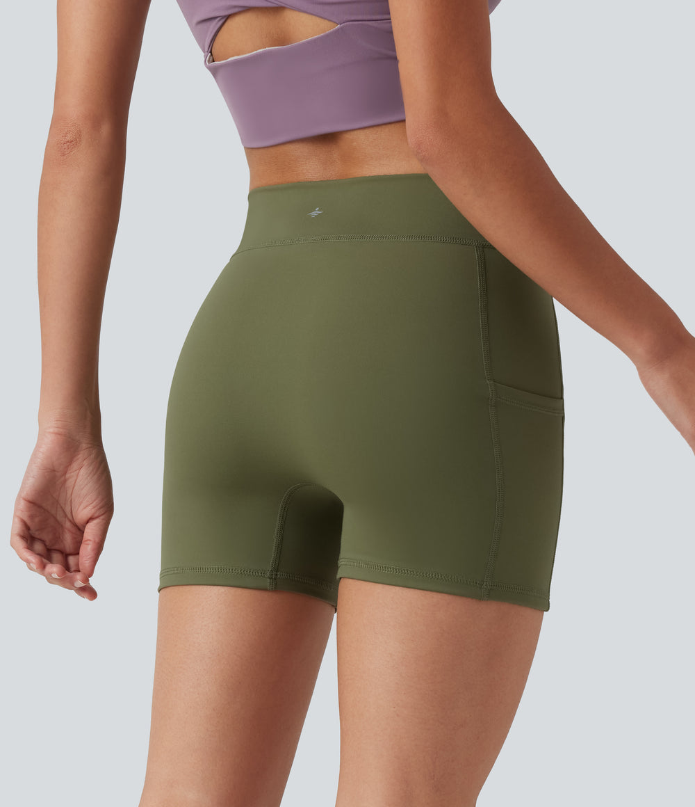 Hazel Biker Short — Loden Green