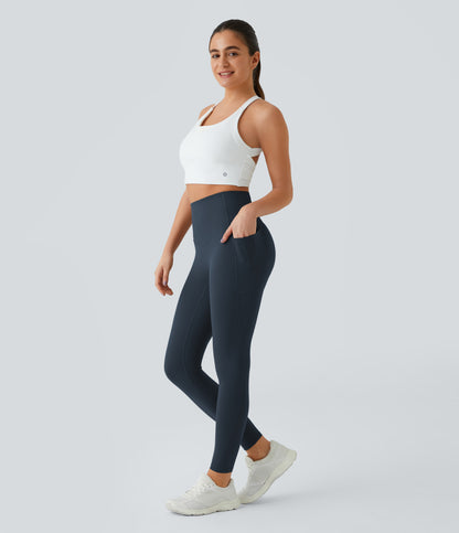 Rhea Capri Legging — Evening Red