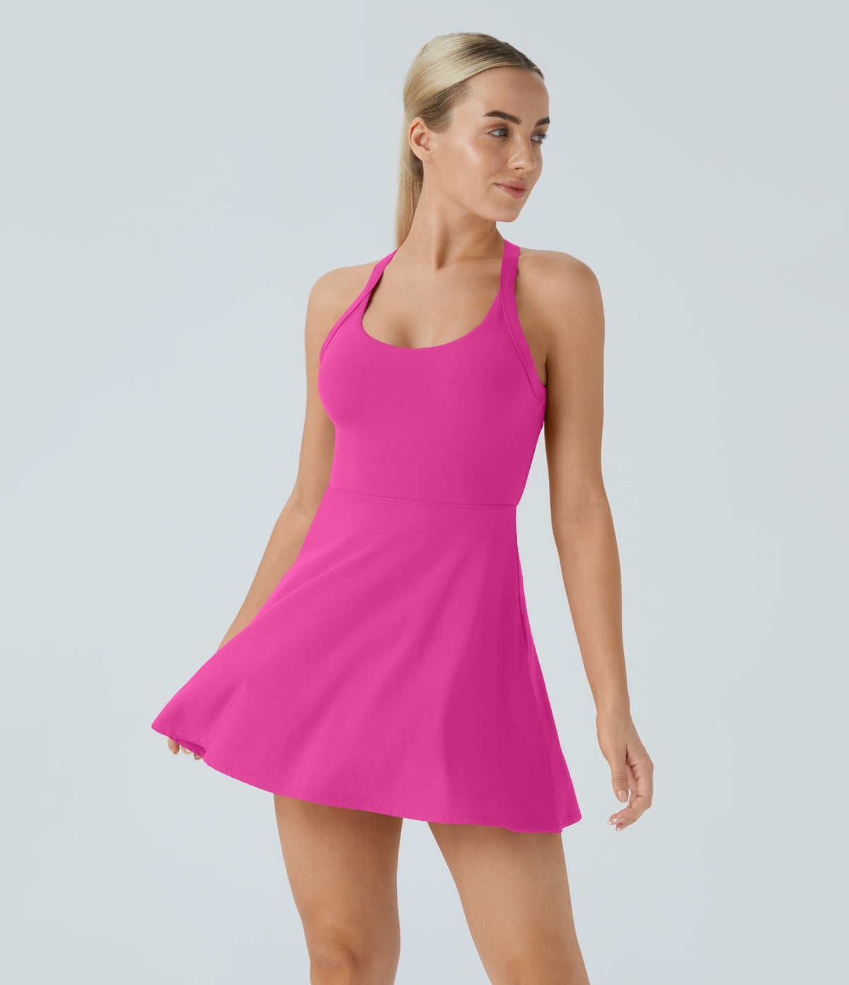 Magnolia Dress — Pink Purple