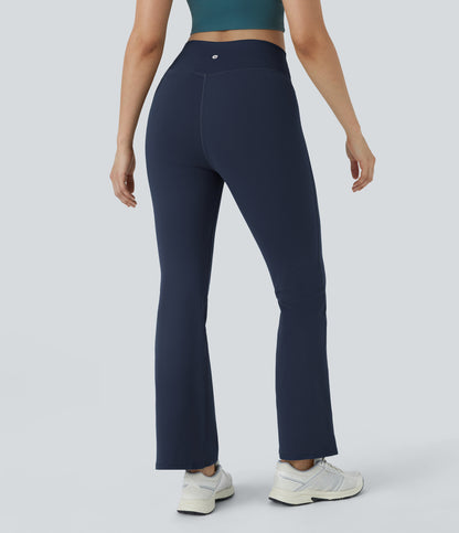 Petal Flare Legging — Black