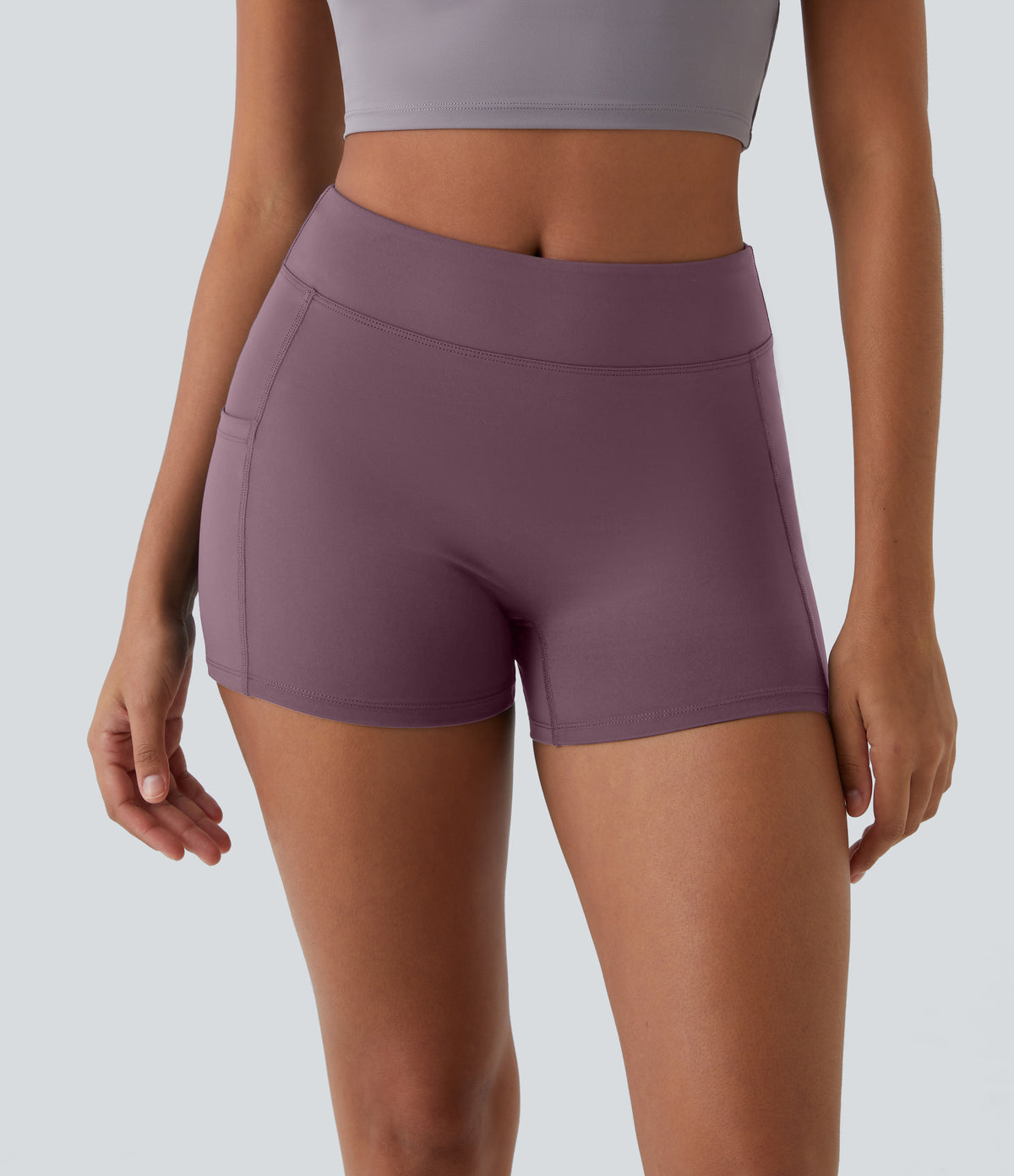 Hazel Biker Short — Rock Cyan Blue