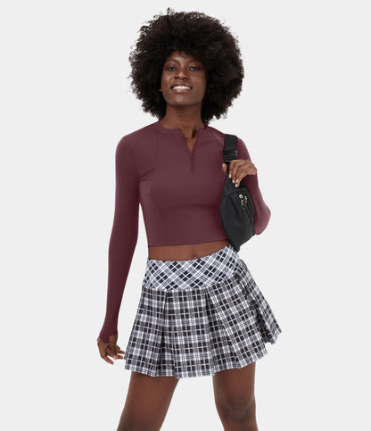 Aveline Zip Top — Peacoat