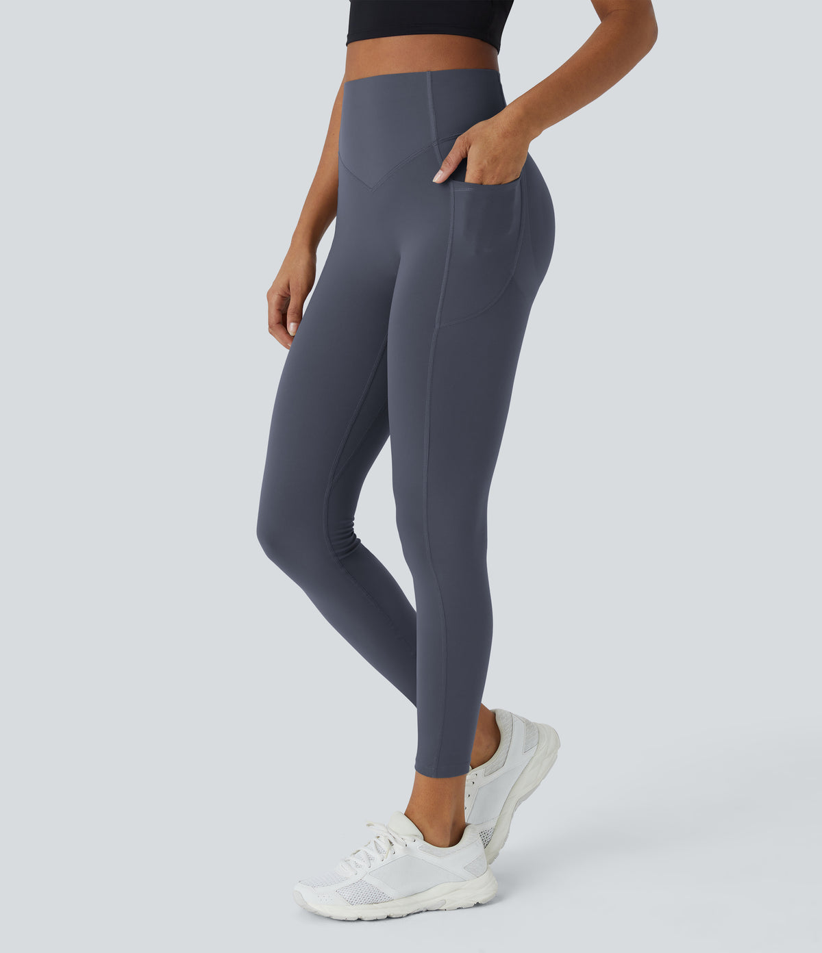 Amara Legging — Silent Blue