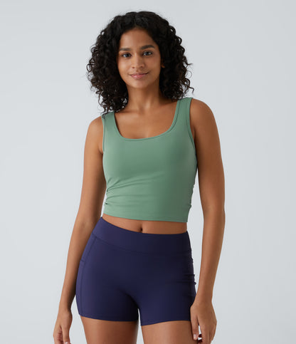 Ballet Tank — Hedge Green