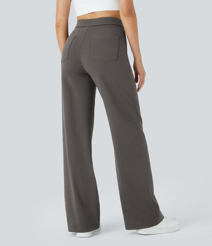 Isolde Pants — Deep Red Grey