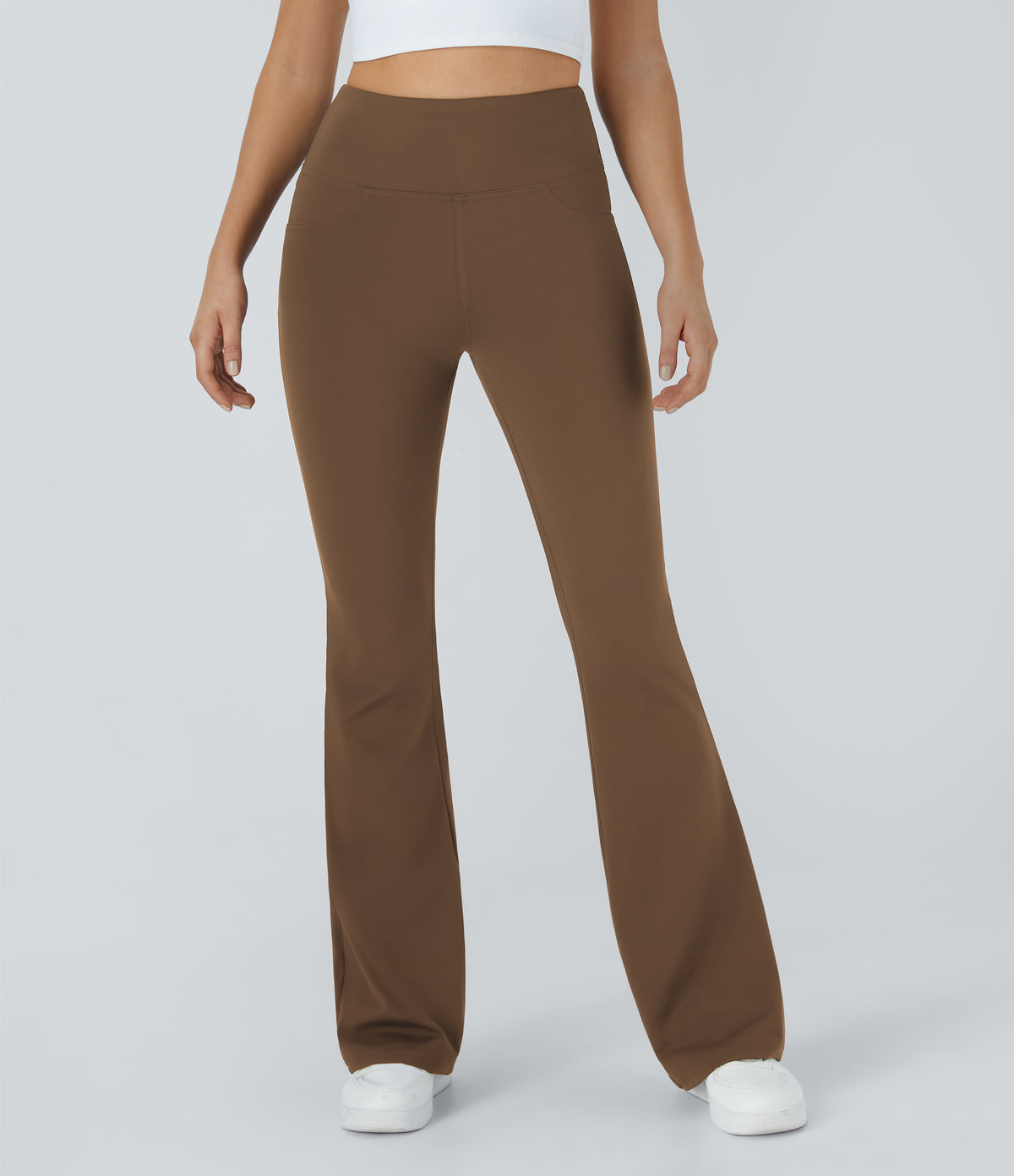 Willow Flare Legging — White