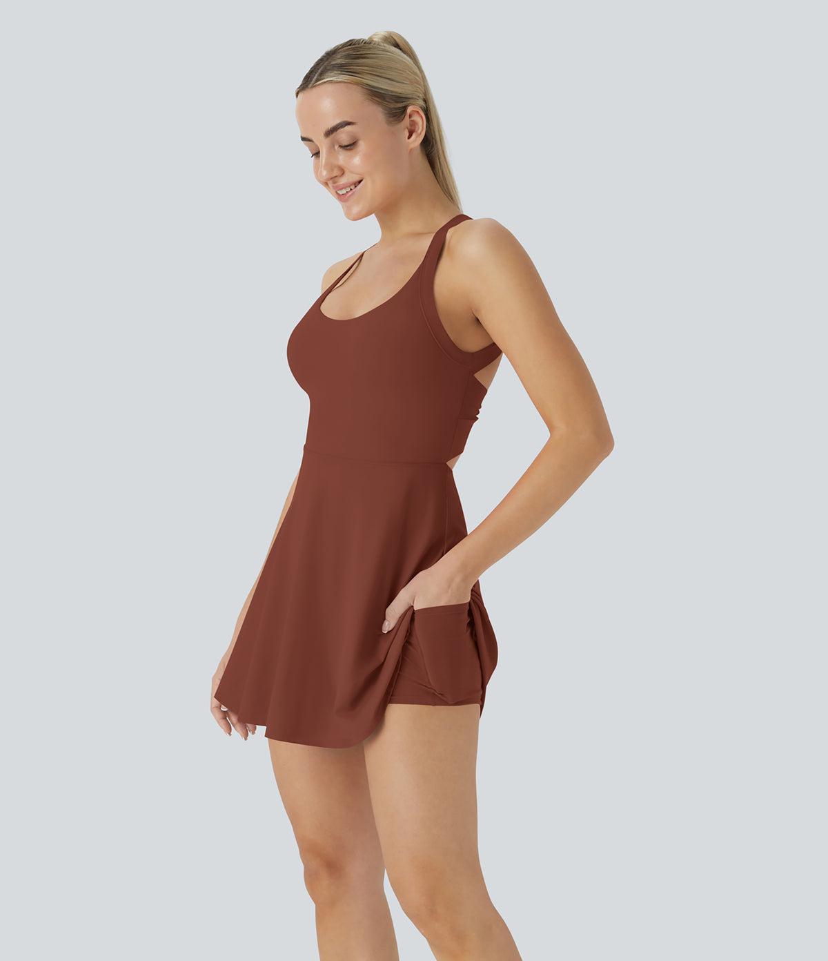 Magnolia Dress — Majolica Blue