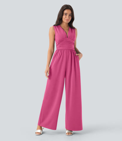 Celine Jumpsuit — Fandango Pink