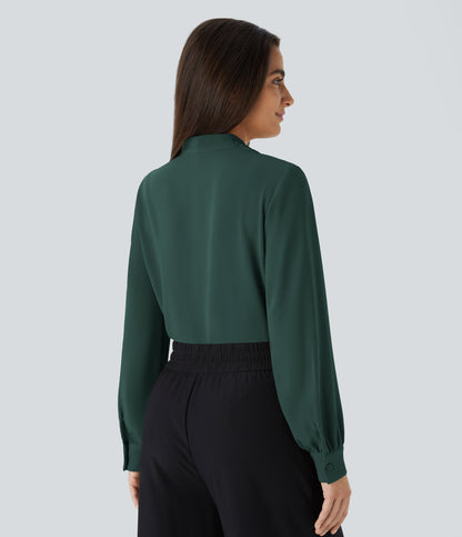 Verena Blouse — Karst Green