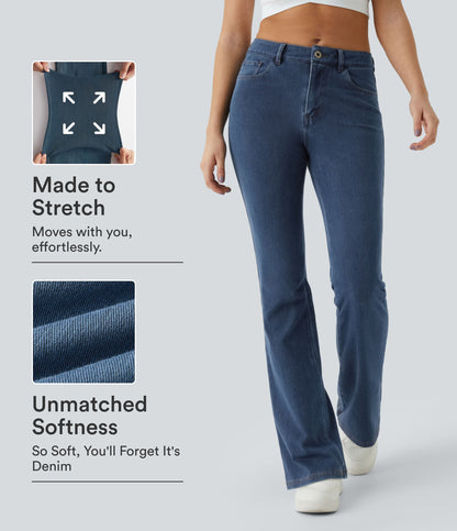 Sabrina Jeans — Washed Denim Bleached Blue