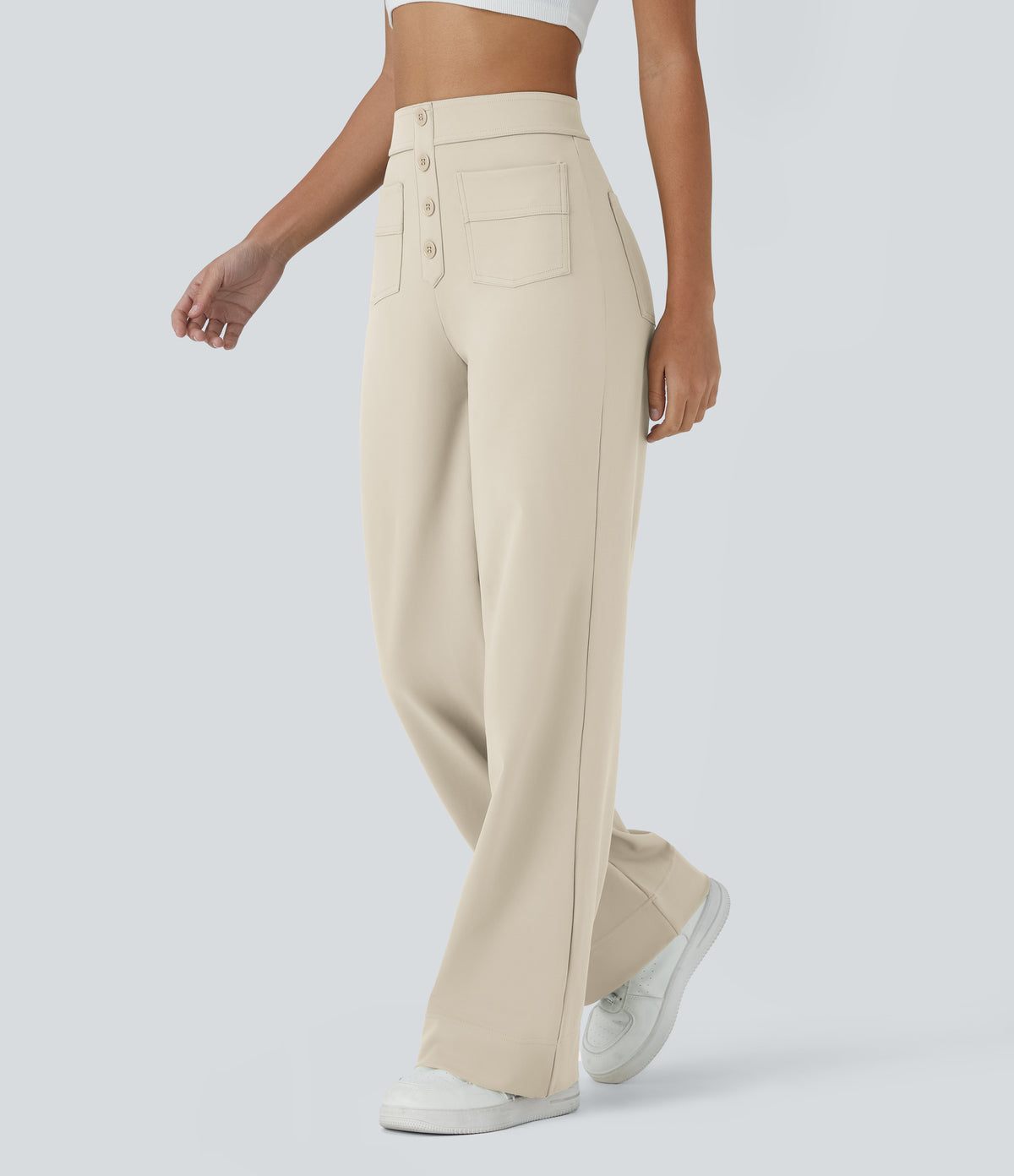 Isolde Pants — Oat Milk