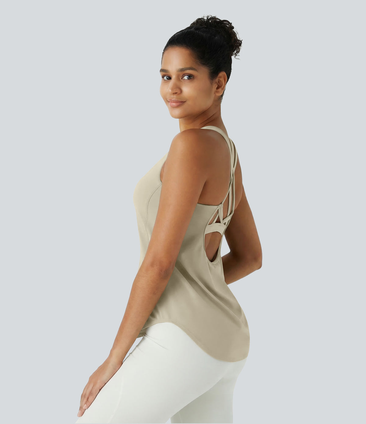 Maia Tank — Almond Milk