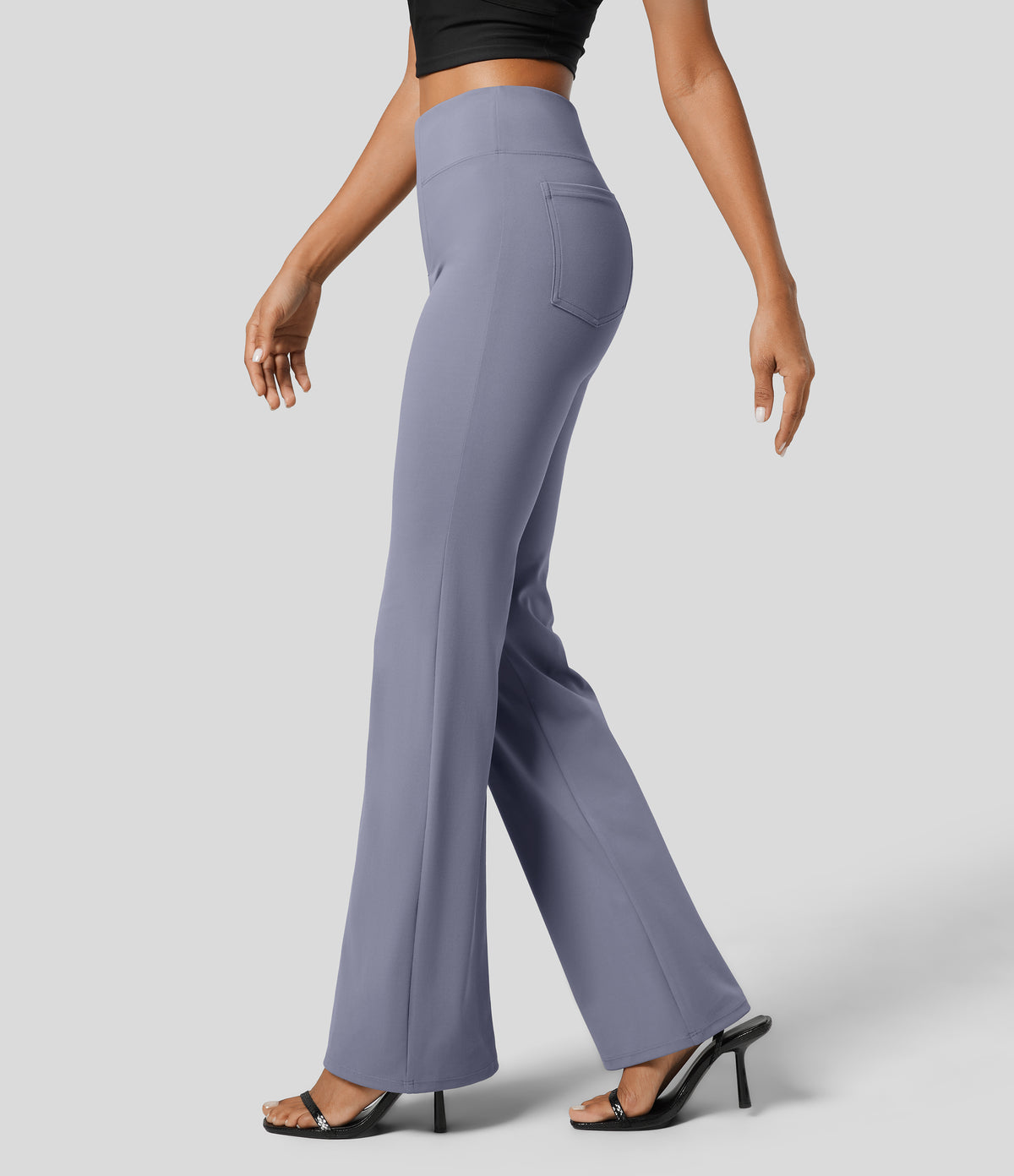 Delia Pants — Cement Gray