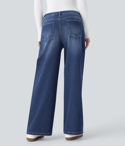 Moira Jeans — Paint Blue Denim