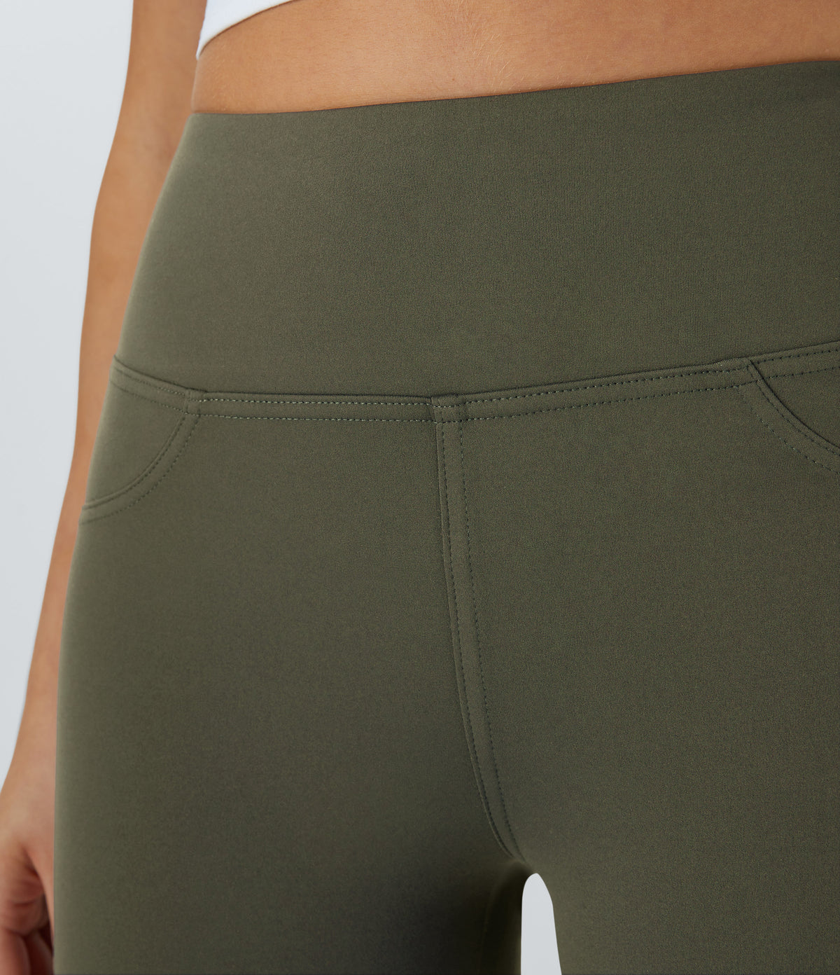 Willow Flare Legging — Red Mahogany