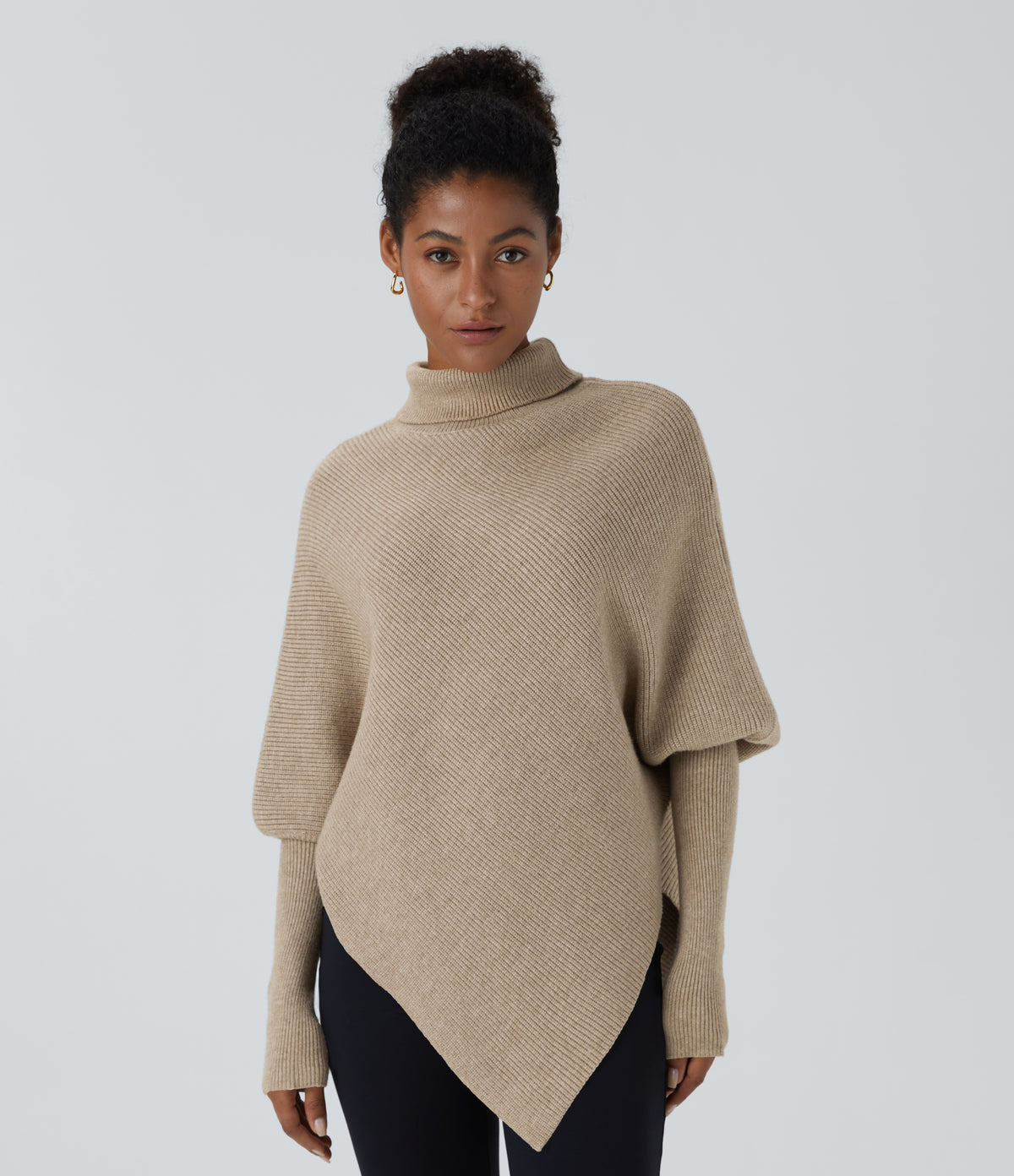 Gemma Sweater — Apricot Flower Gray
