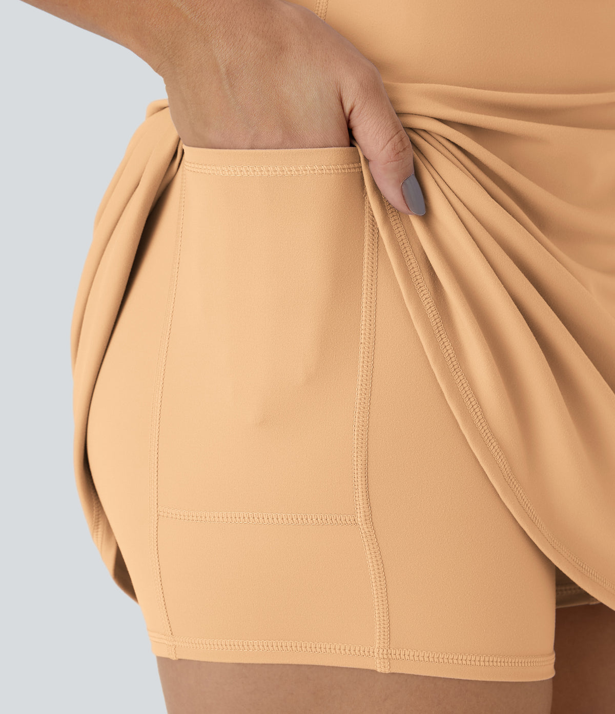 Luna Dress — Buff