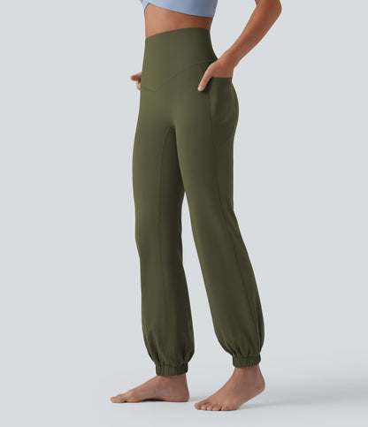 Saskia Jogger — Grass Grey Green