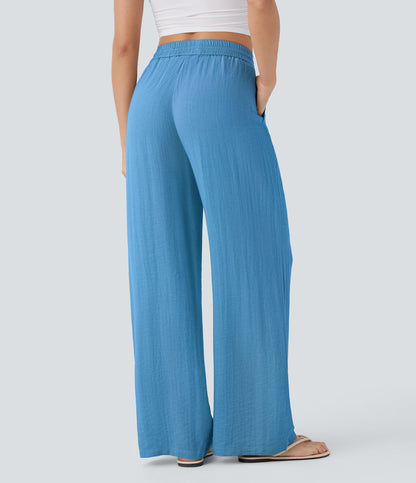 Lavinia Pants — Azure Blue