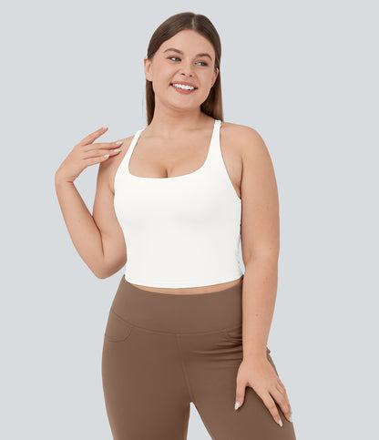 Nola Crop Top — Dry Rose