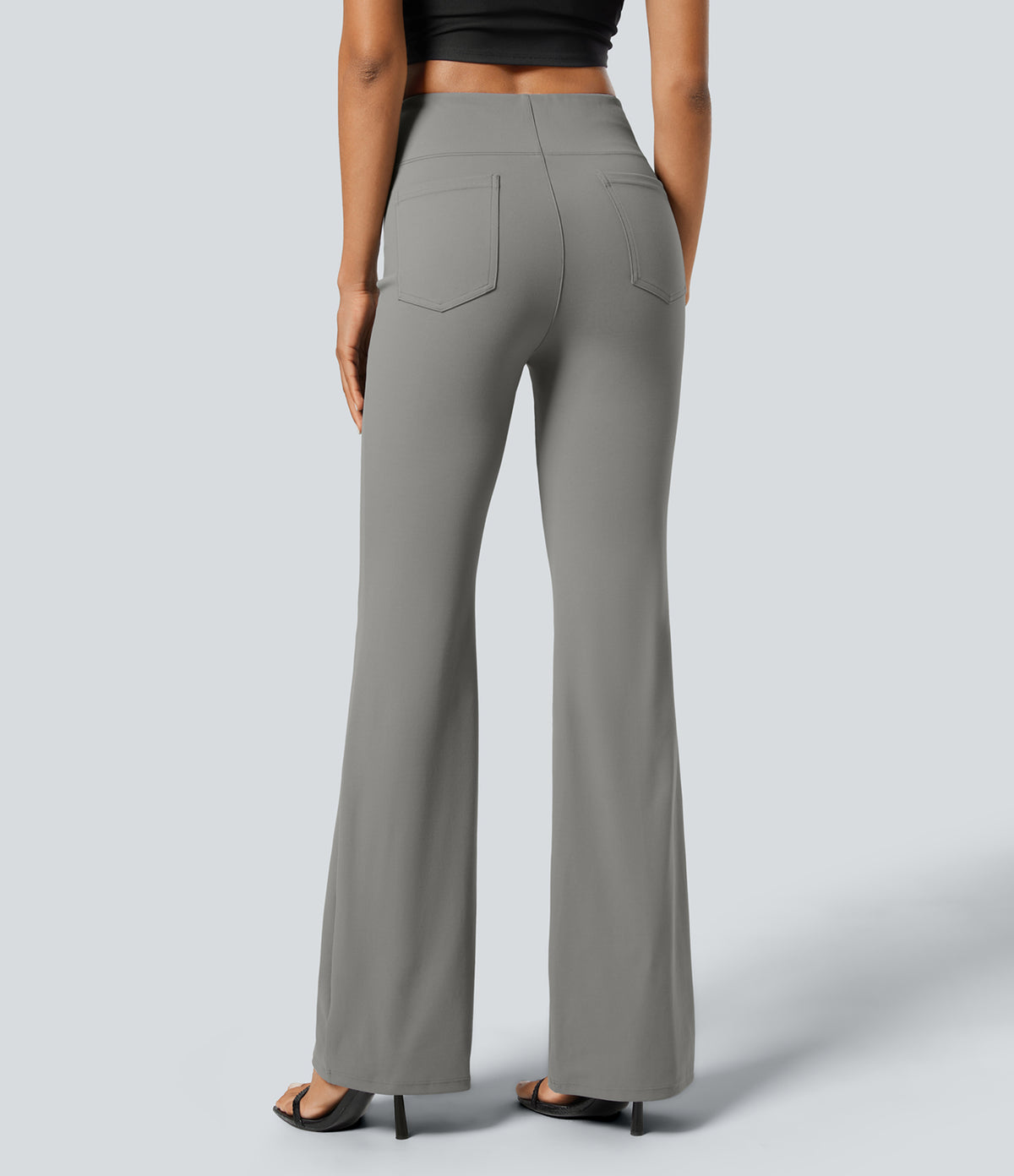 Delia Pants — Putty Gray