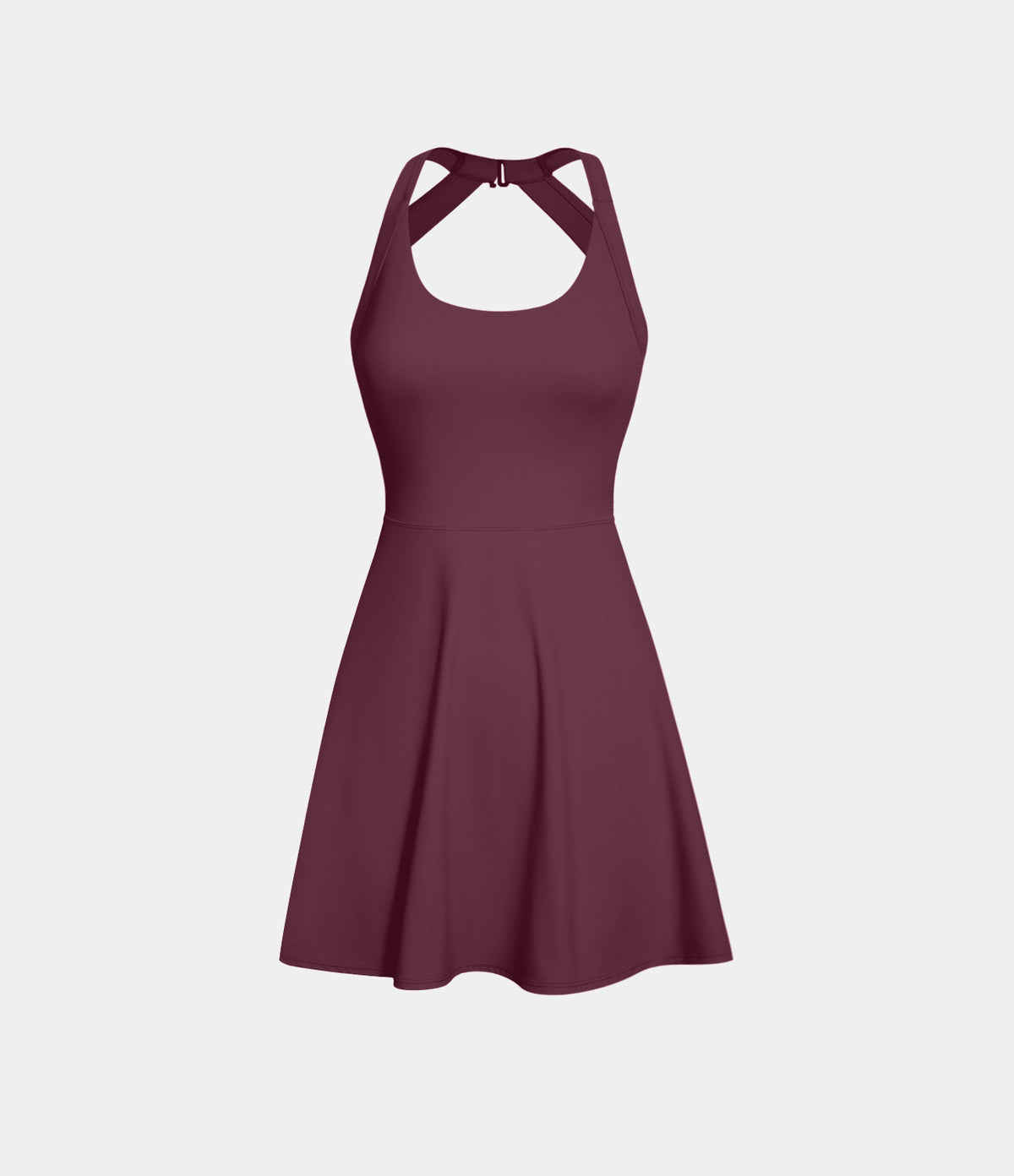 Magnolia Dress — Deep Tea Brown