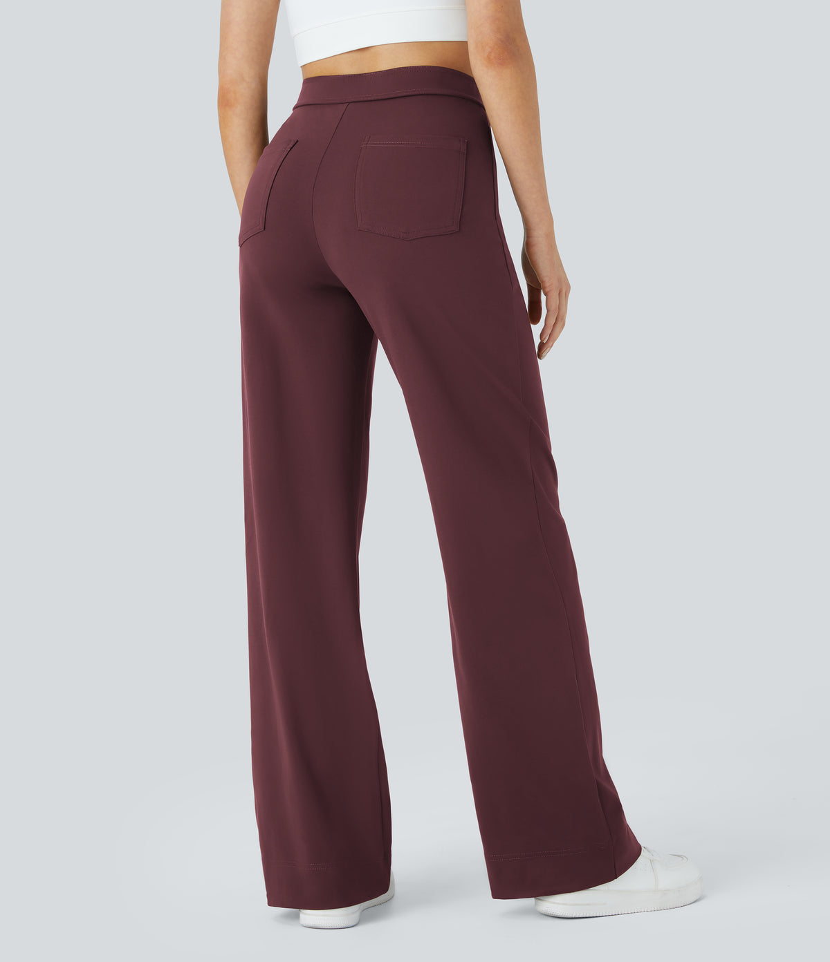 Isolde Pants — Red Mahogany