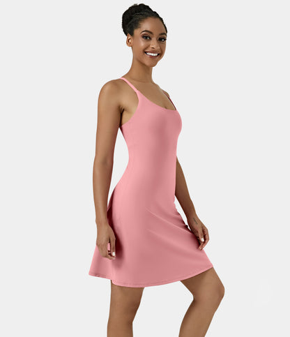Aura Dress — Ink Green