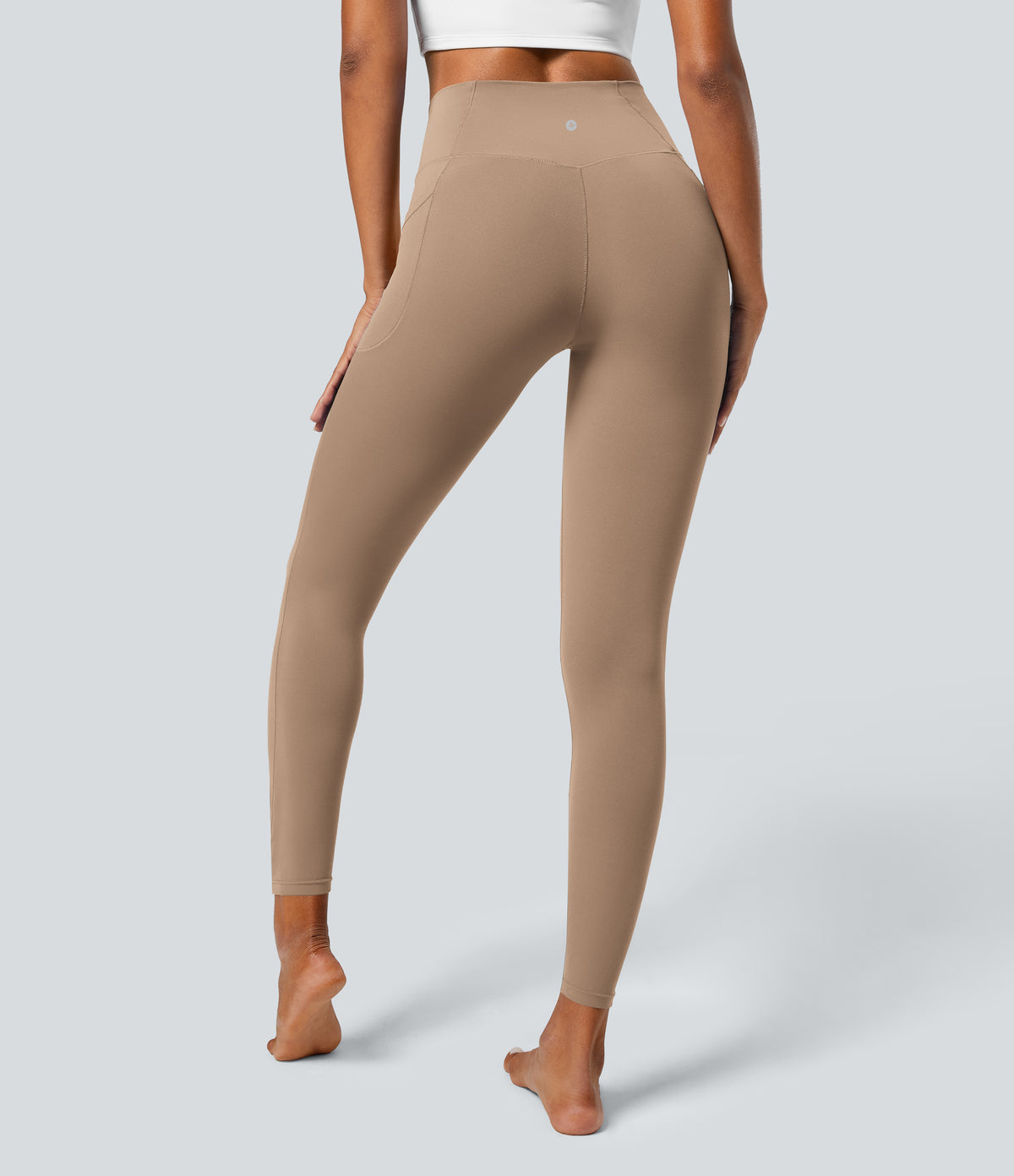 Petal Legging — Red Mahogany