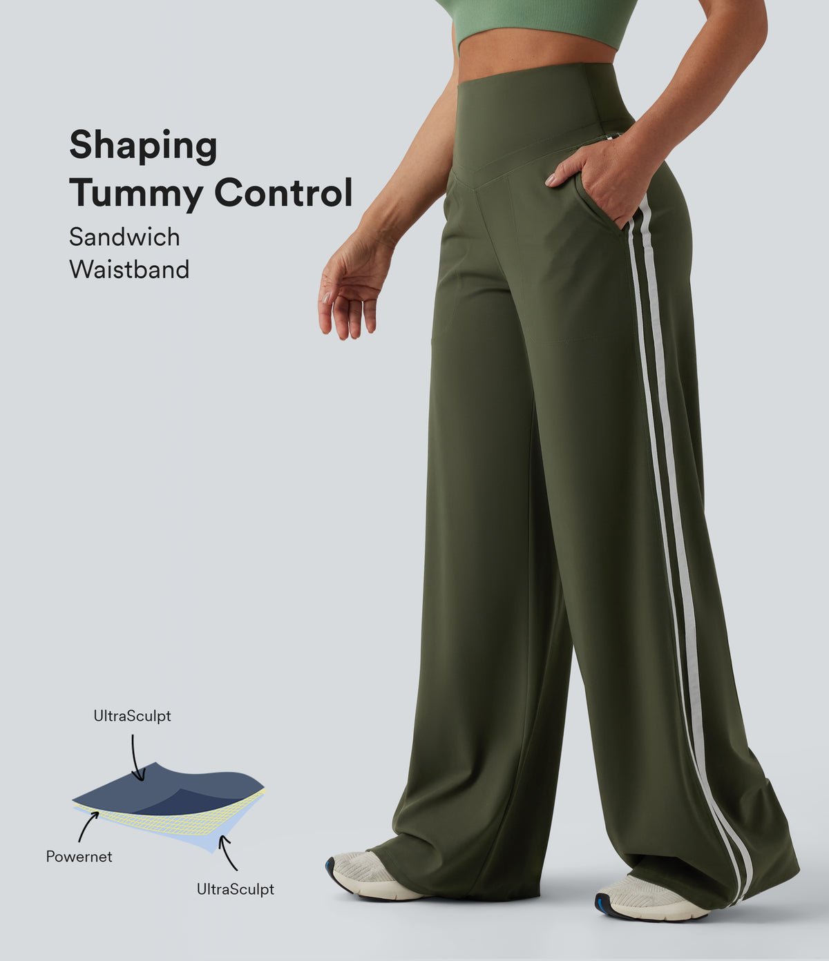 Anise Pants — Deep Woodland Green