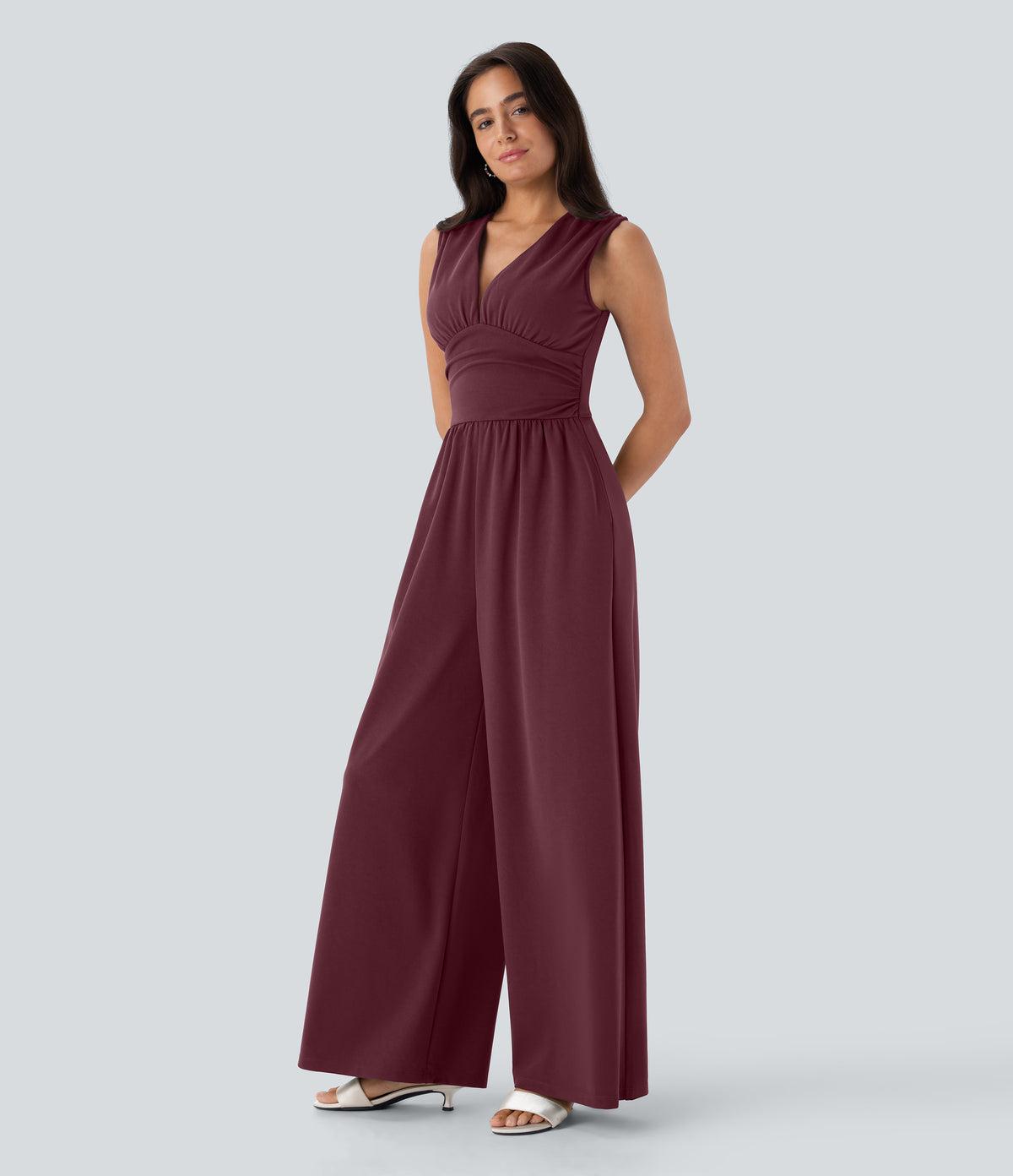 Celine Jumpsuit — Zinfandel