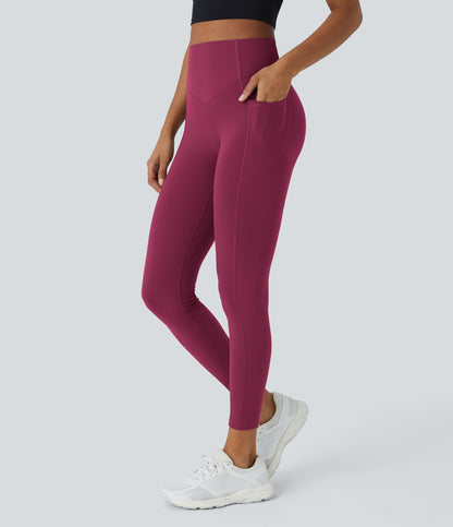 Amara Legging — Red Plum