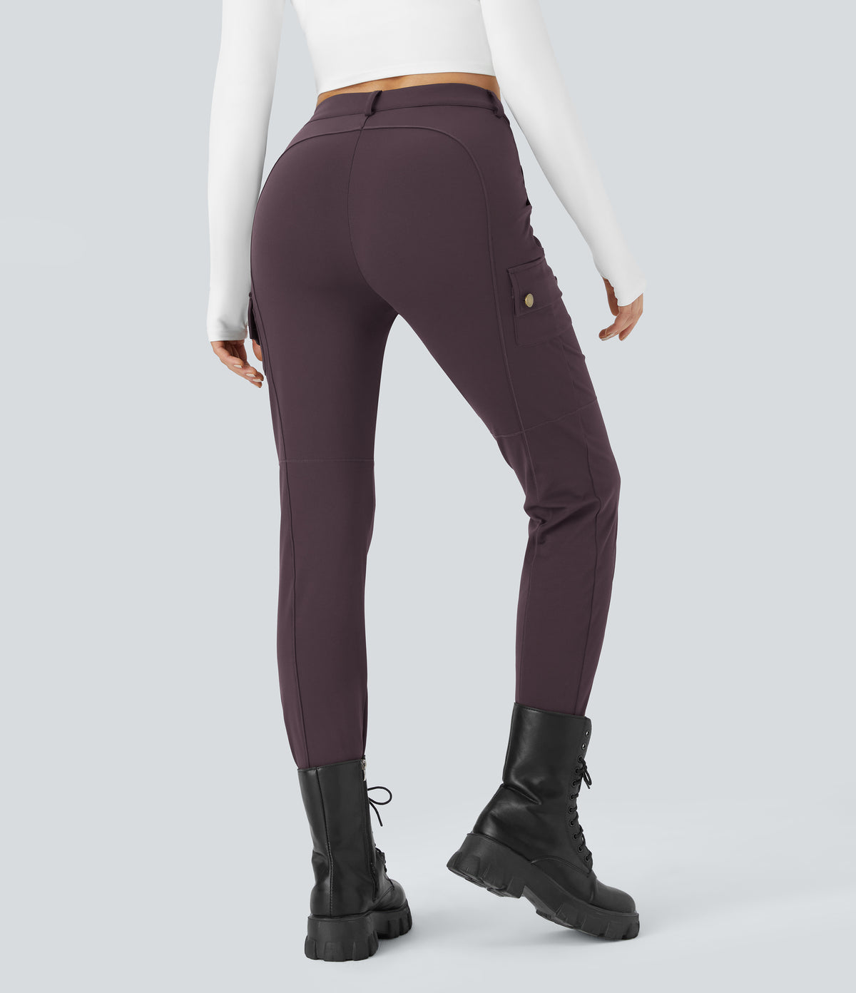 Cassia Pants — Dusky Evening purple