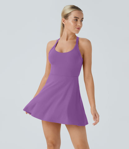 Magnolia Dress — Deep Tea Brown