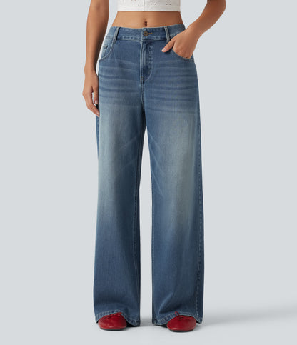 Lacey Jeans — Blue Surf Denim