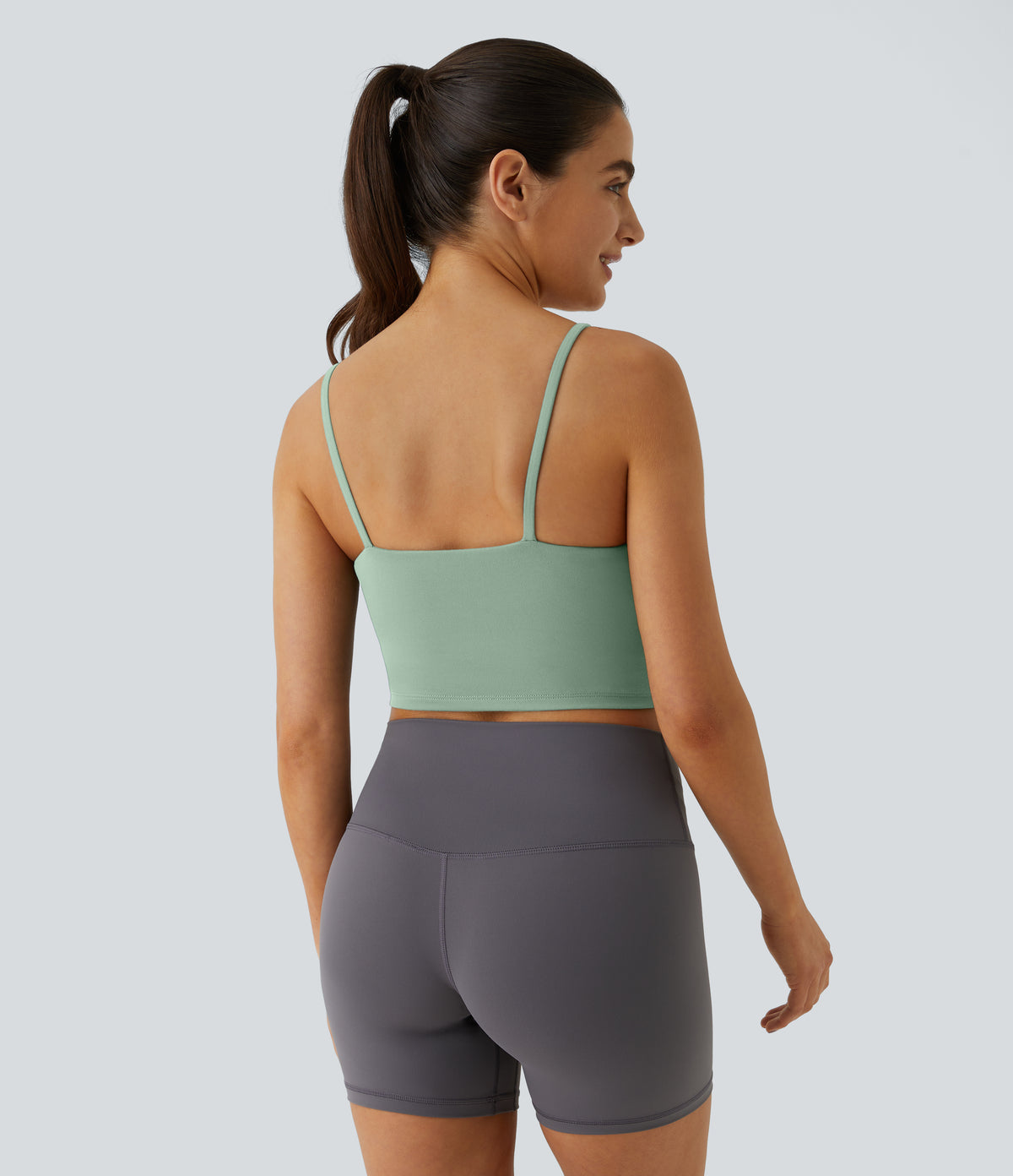 Luma Crop Top — Dusty Rose