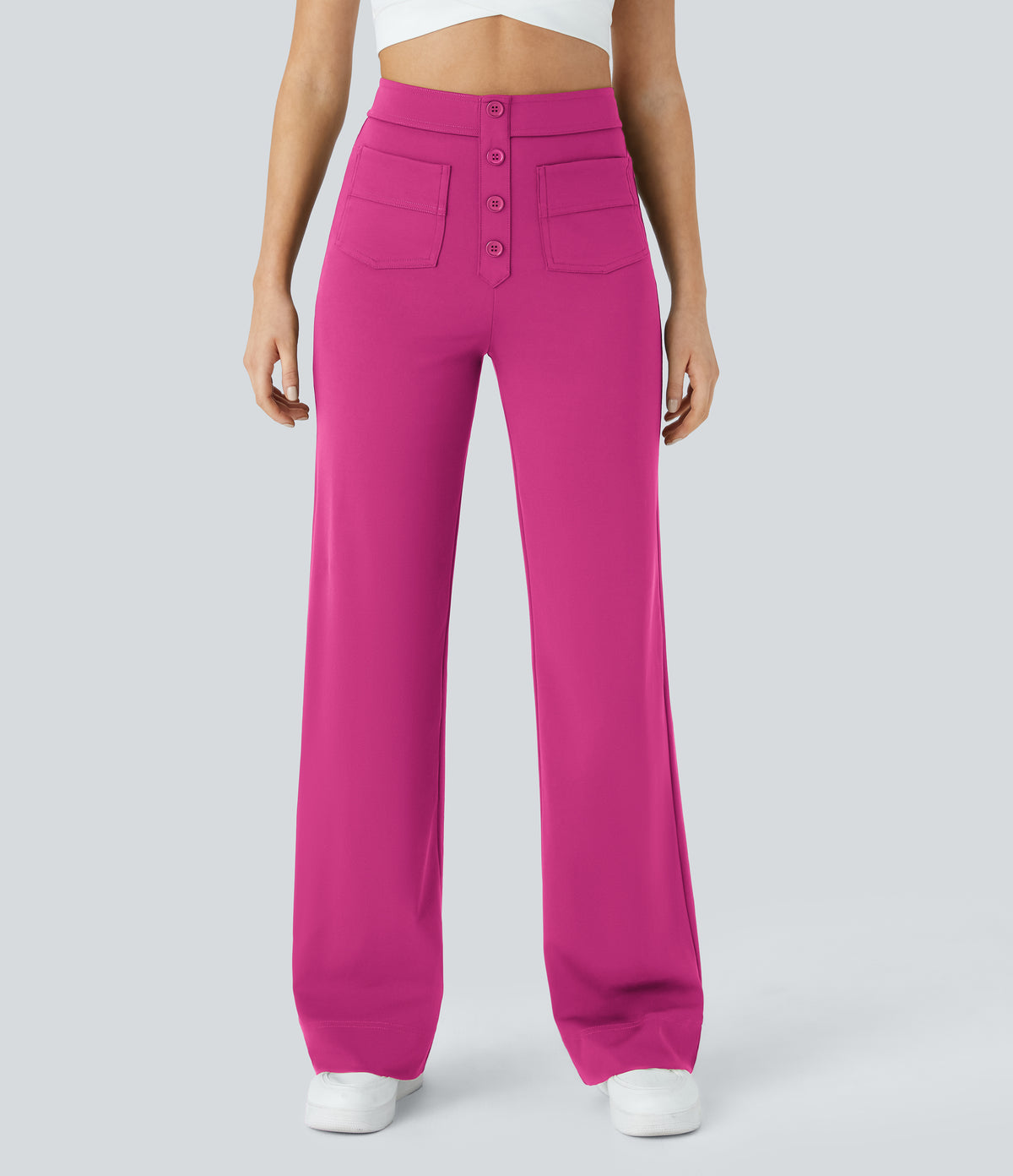 Isolde Pants — Raspberry Rose