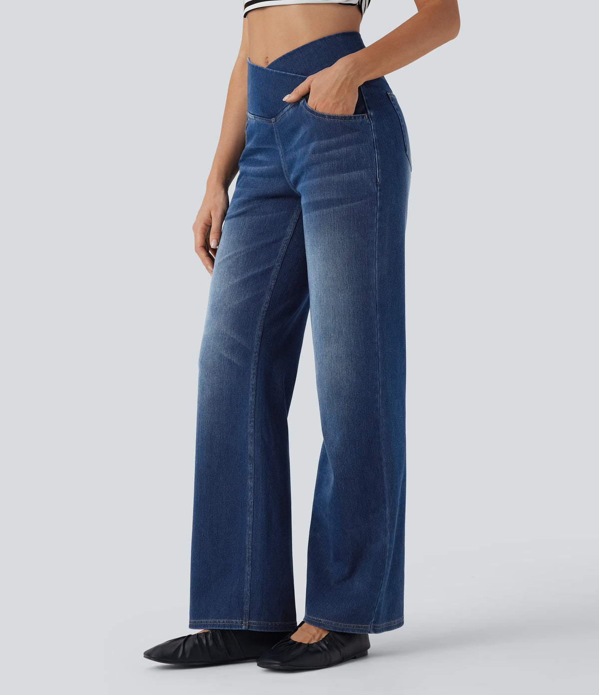 Elina Jeans — Estate Blue Denim