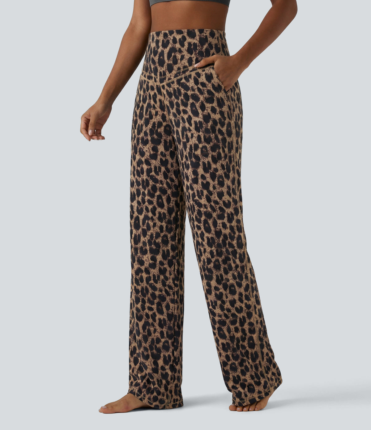 Nina Pants — Toffee Leopard