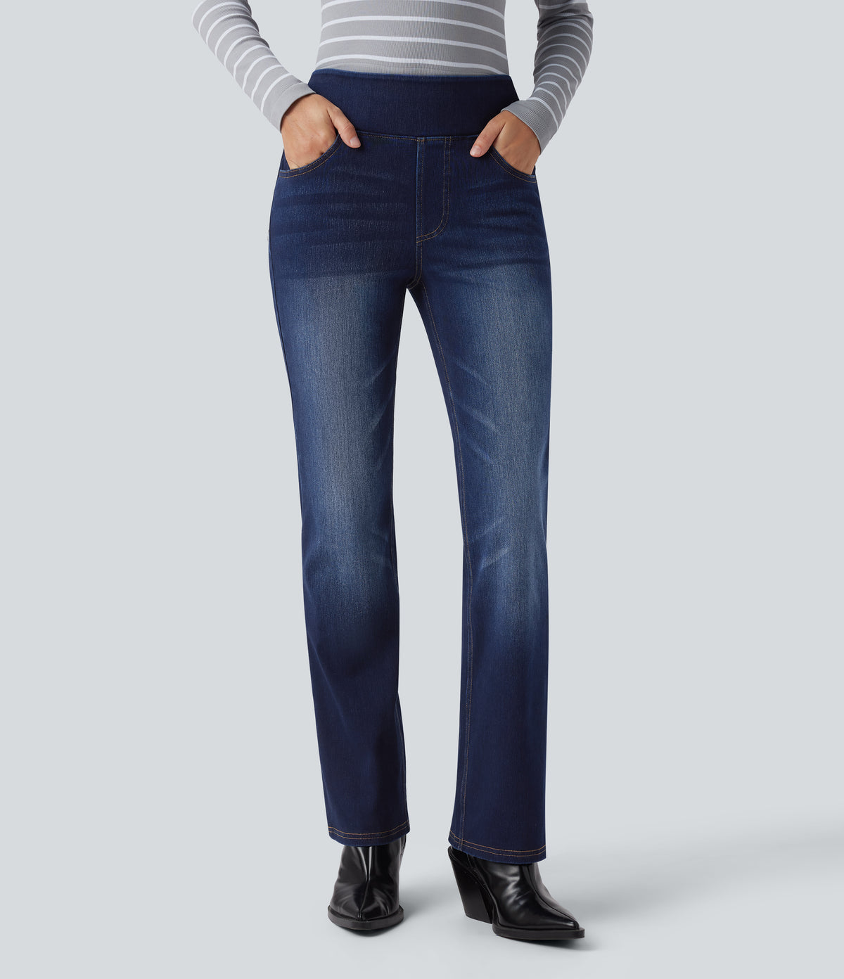 Felicity Jeans — Inkling  Blue Denim