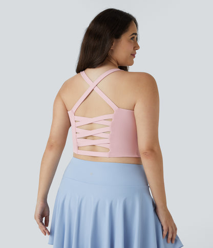 Nola Crop Top — Peachskin